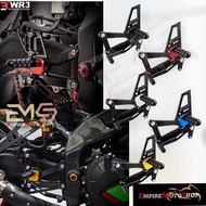 WR3 Footstep ZX25R ZX 25 R ZX 25R Rearset Foot Step Depan - ShafiyulShop