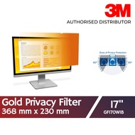 3M Gold Privacy Filter for 17 Widescreen Laptop (16:10) GF170W1B
