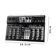 8 Channel Mixer 4 Channel Mono Input Real Time Recording Amplifier