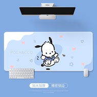 Pochacco Mouse Pad Cute Cartoon Sanrio Office Mat PC Computer Keyboard Desk Pad Dog Kawaii 900X400 L