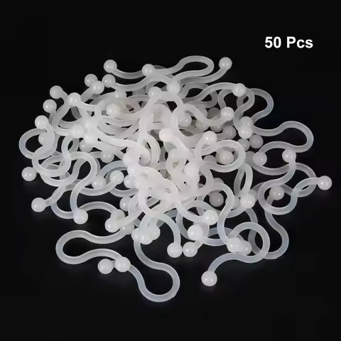 50pcs U Shape Twist Bundle Lock Cable Wire Ties Reusable Twist Ties Cord Management Fit Cable Dia 7m