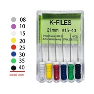 1 Pack Stainless Steel Dental Endodontics K-Files Hand Use K Files