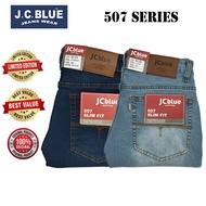 [ JC BLUE ] ( SIZE 30-38 ) MEN'S CLASSIC STRETCHABLE JEANS SLIM FIT / SELUAR PANJANG JEANS LELAKI 50