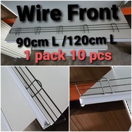 Big Rack!!!Wire Front/Wire Stopper/For Gondola Shelving/Racking Shelving/Besi Pernahan Shelf/Stopper