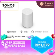 Sonos Era 100 - Wireless Smart Speaker w Bluetooth & Voice Control