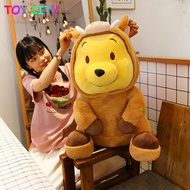 【Ready Stock】35/55/70CM Win-nie-the-Pooh Doll Pillow Girl Heart Ragdoll Plush Toy Girlfriends Gift G