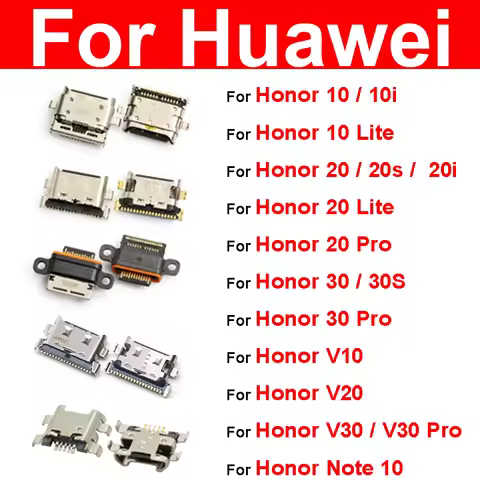 USB Charger Jack Port For Huawei Honor 10 20 Lite 20 30 V30 Pro 10i 20i 20s 30s V10 V20 V30 TypeC Do
