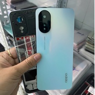 Oppo a18 / a38 case set with orange glass sim slot