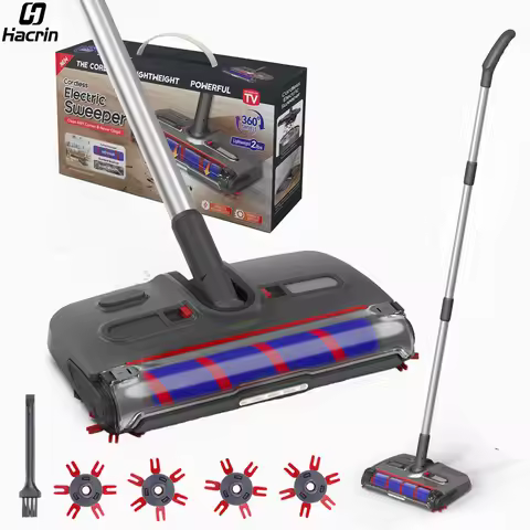 Electric Sweeper Carpet Cleaner Wireless Portable Cleaning Machine Handheld Floor Sweeper Household 