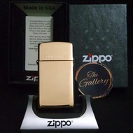 mancis korek 1654 ZIPPO SLIM SOLID BRASS - GHOSTSTORE7