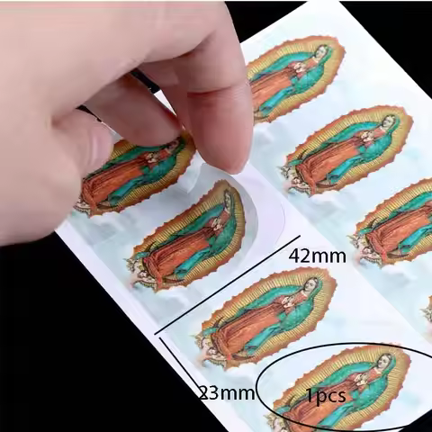 50pcs/Religious Michael Angel icon sticker design, Christian Mercy Jesus sticker printing decoration