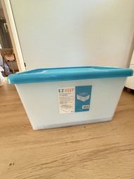 28公升塑膠收納箱  | 28L Storage Box with Blue Lid