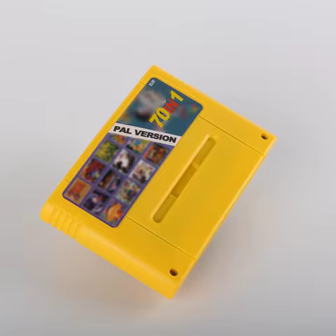 70 in 1 EUR PAL Game Cartridge for SNES 16 bit EUR consoles With Games SoulBlazerDonkeyed 1 2 3 Metr
