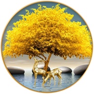 DIY 5D round full beads Rich Deer Style Elk diamond painting,beads painting Home Decor