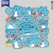 HP [100PCS] Sticker Pack Bugcat Capoo Cartoon Series Aesthetic Vinyl Waterproof Decoration Sticker L