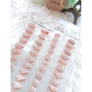 Dozens of rosegold chin brooches, dozens of chin brooches, dozens of chin brooches