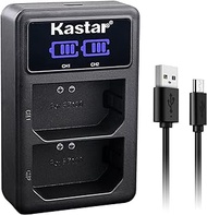 Kastar LCD Dual Charger for Sony NP-FZ100 Battery, BC-QZ1 Charger and Sony Alpha 9, Sony A9, Sony Alpha 9R, Sony A9R, Sony Alpha 9S, Sony A9S, Sony A7RIII, Sony A7R3 Digital Camera