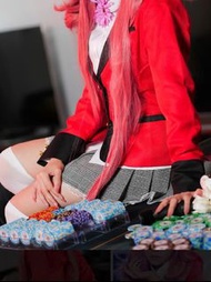 狂賭之淵夢見弓優芽美 全套包wig cos服 cosplay 服