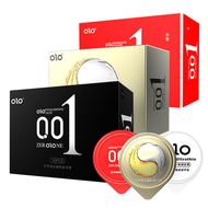 ถุงยางอนามัย OLO เจลซุบเปอร์อึด บาง 0.01 มม. CONDOM OLO 0.01 MM SIZE 52-54 MM.