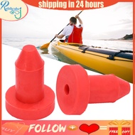 Rubikcube BAFOVY 2pcs Kayak Drain Plugs Push in Rubber Stoppers for Water Drainage with Neoprene Mat