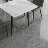 Dining Table Meja Makan Marble Meja Makan 4/6 Kerusi Ikea Nordic Set Meja Makan