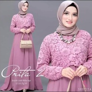 Prita Maxi Vol 2 / Gamis Brukat Wanita