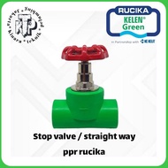 STRAIGHT WAY VALVE PPR RUCIKA GATE VALVE PPR-Garden25 shop