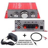 New !! Power Amplifier Speaker Audio Mixer Stereo Mode 2 Channel 20W