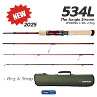 StreamWORK คันเบ็ด 53 ฟุต เวท 3-8lb. The Jungle Stream 534 L คัน4ท่อน คันสตรีม