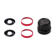 TECHCHIP-Replacement Lens for X5 Action Camera Front Glass Lens &amp Metal Aluminum O Circle Ring fo