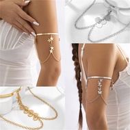 Gwuqu Bohemian Metal Tassel Pendants Upper Arm Cuff Bangle Women Fashion Jewelry
