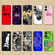 Soft black TPU case for xiaomi POCO X5 M6 PRO C31 C40 C55 C65 HT37 stussy 8 ball Design of anti fall