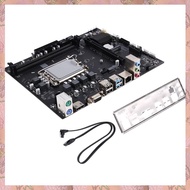 (NVIS) H610S4 Desktop Computer Motherboard DDR4 Memory LGA1700 CPU I5 12400F/12100 RTL8111G/H 1000mb