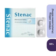 Stenac 600mg Effervescent Tablet 30's