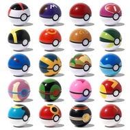 Multicolored Pokemon Pokeball Plastic Ball With 1 Assorted Pokemon In Each Pokeball, Pikachu Toy Kid