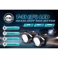 T-31 3 INCH LED HEADLIGHT PROJECTOR (2 PCS)