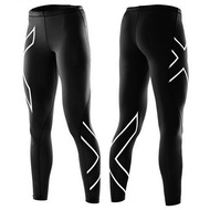 2.X.U Women's Compression Tights Sports Pants Moisture Wicking Quick Dry Sports Training Pants Runni
