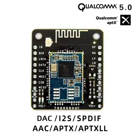 Qualcomm CSR8670 Bluetooth V5.0 Low Energy Audio Module SBC/AAC/APTX/APTXLL Lossless Compression I2S