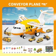 WC 108 Children's friction airplane model toys, children's storage rail car toys, 3-6 years old