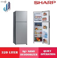 Sharp 320L 2 Doors Fridge Refrigerator SJ325MSS