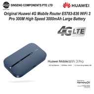 Original Huawei 4G/5G Portable Mobile Router E5783-836 WiFi 3 Pro 300Mbps High Speed 3000mAh Large Battery