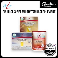 FitLine PM Juice 3 Set – FitLine PowerCocktail 30pcs + FitLine Activize 175g + FitLine Restorate 30p