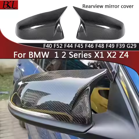 For BMW 1 2 Series X1 Z4 G29 F40 F44 F45 F48 carbon fiber rearview mirror housing side view mirror h