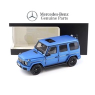 1:18 Mercedes Benz N465 G Class Gelandewagen G580 Eq Amg Line Blue Miniature Diecast