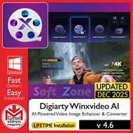 Digiarty Winxvideo AI 4.6 - AI-Powered Video Image Enhancer & Converter | Windows - SOFTWARE