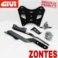 MONORACK GIVI ORIGINAL  ZONTES ZR350E MOTORCYLE BLACK BOX ACCESSORIES MOTOR YAMAHA HONDA TOP BOX BOX ALUMINIUM