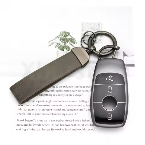 3 Button Gun Grey TPU Car Key Cover for Mercedes Benz CLE CLA A C E S G Class W177 W205 W213 W222 X1