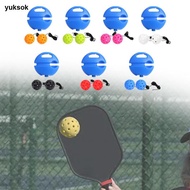 yuksok Pickleball Pickleball Rebounder Professional Pickleball Training Aid with 40 Holes Pickleball