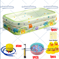 ✌COD✌  kolam renang anak 1 set pompa/kolam renang anak murah/kolam renang anak anak/Murah Inflatable