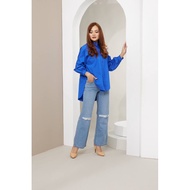 ZARA BAGGY SHIRT - Royalblue
